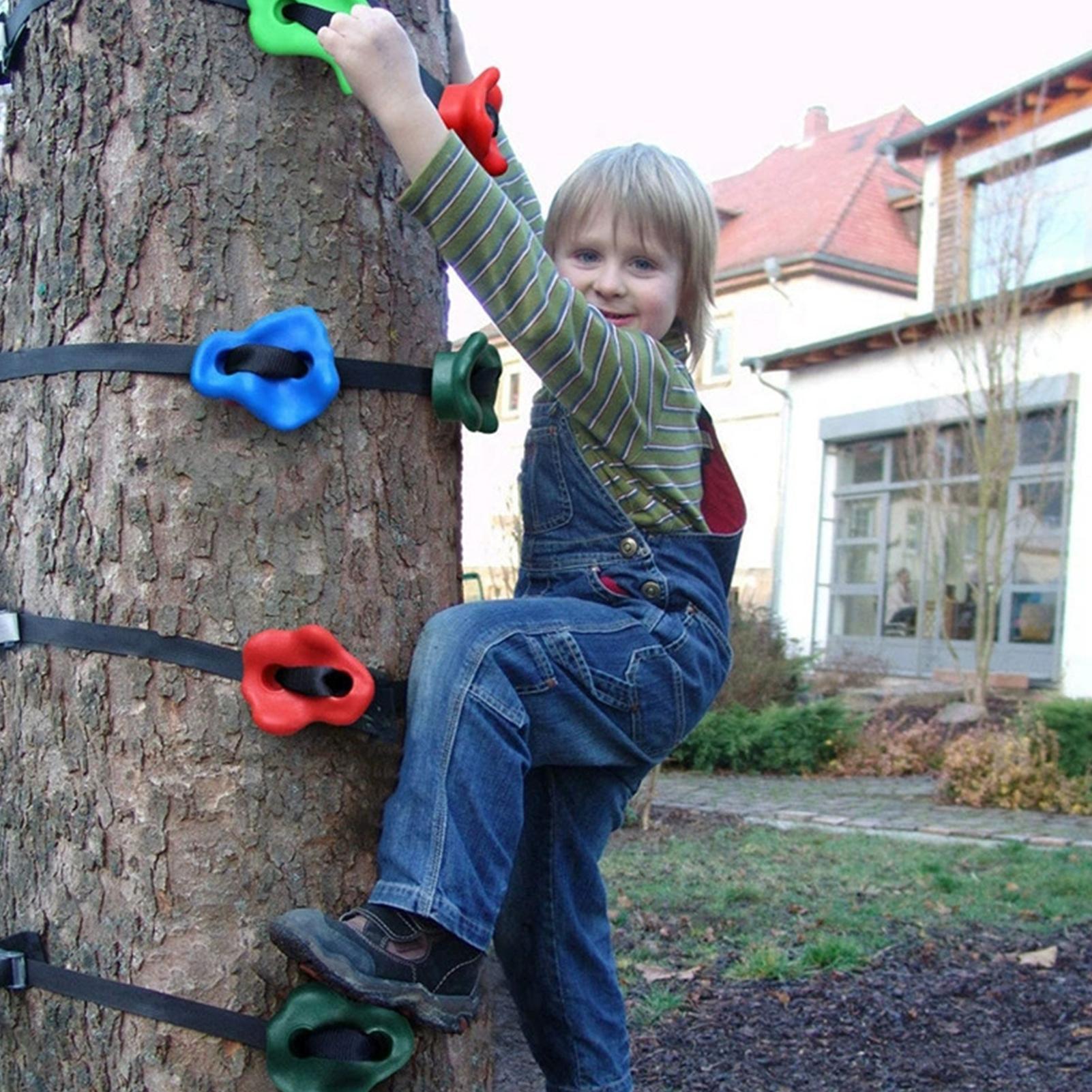 Kids Outdoor Obstacle Course Equipment - Outdoor-Spielgeräte mit 6 Ratschengurten, Hindernisparcours-Trainingsausrüstung für