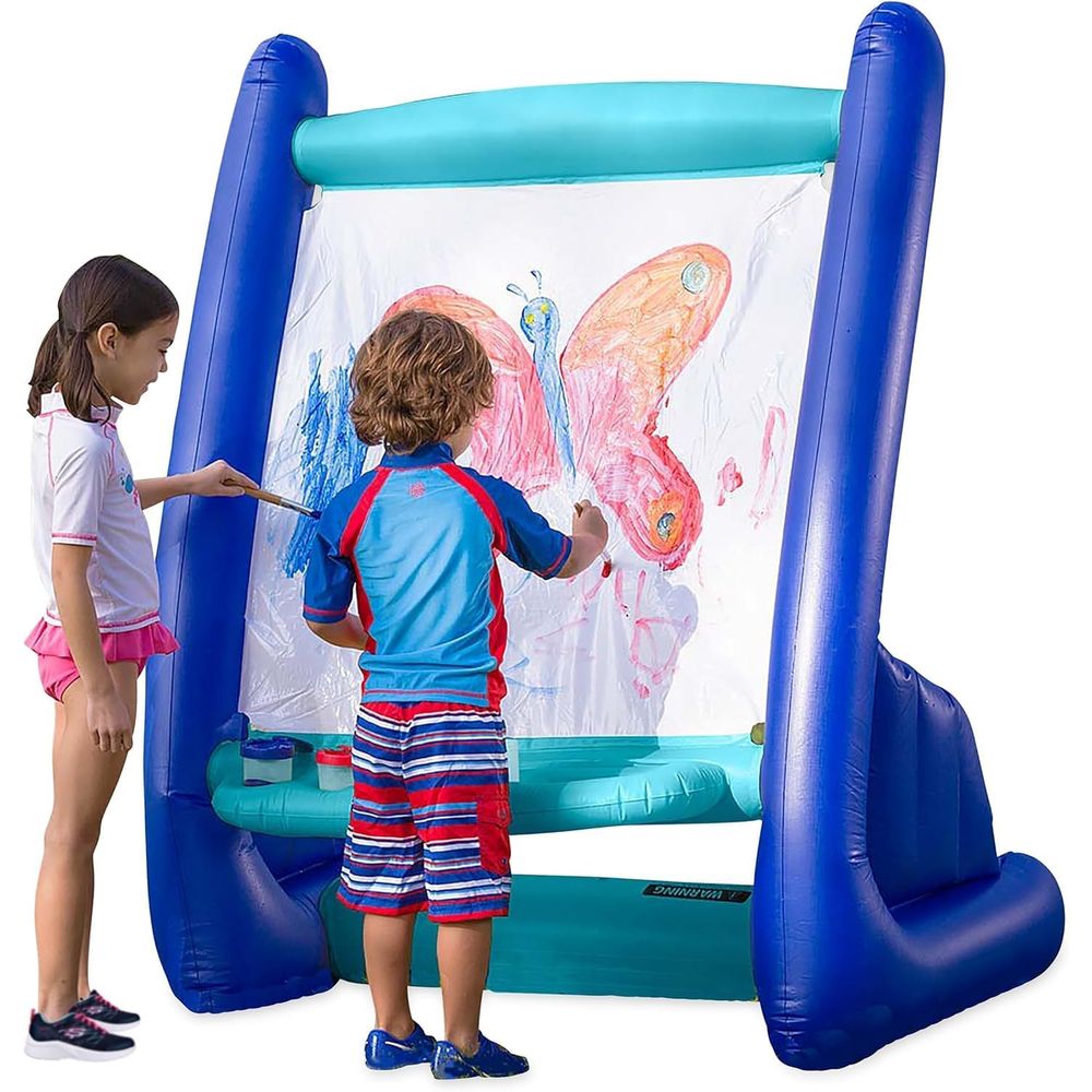 Kids Outdoor Easel - Kunst-Staffelei, Malstation für Drinnen & Draußen,