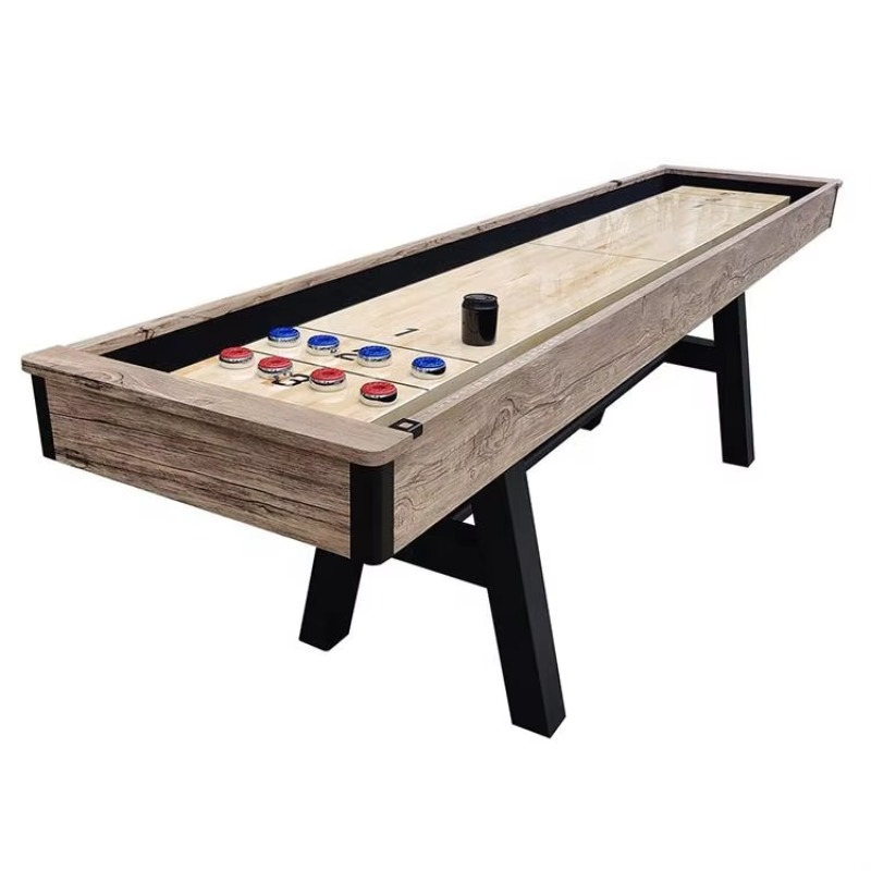 Kids Outdoor Table - 9-Fuß tragbarer Arcade-Shuffleboard-Spieltisch für Kinder und