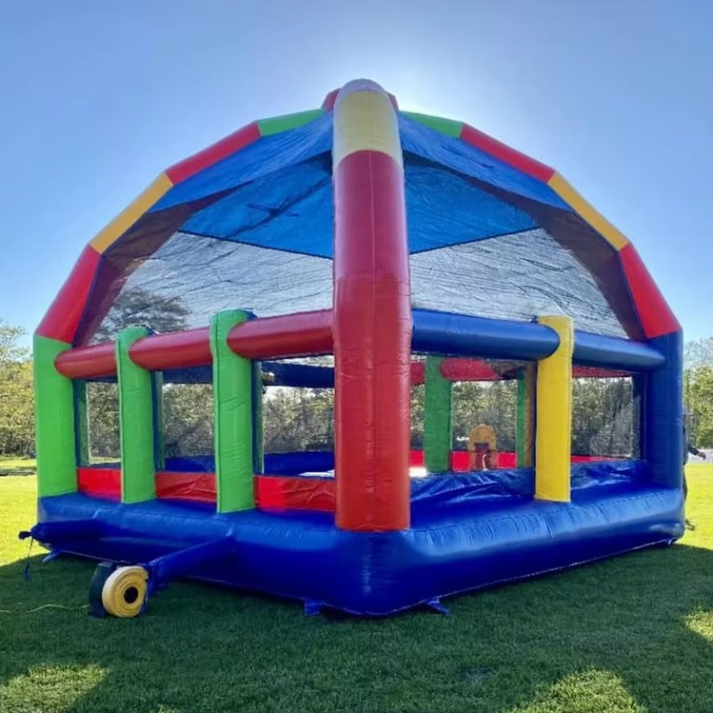 Kids Outdoor Jumping - Große Hüpfburg Aufblasbares Sprungkissen Aufblasbares Hüpfhaus
