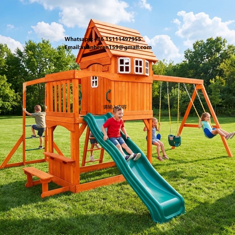 Kids Outdoor Garden Set - Großes Outdoor-Spielgerät für Kinder, Spielplatz für