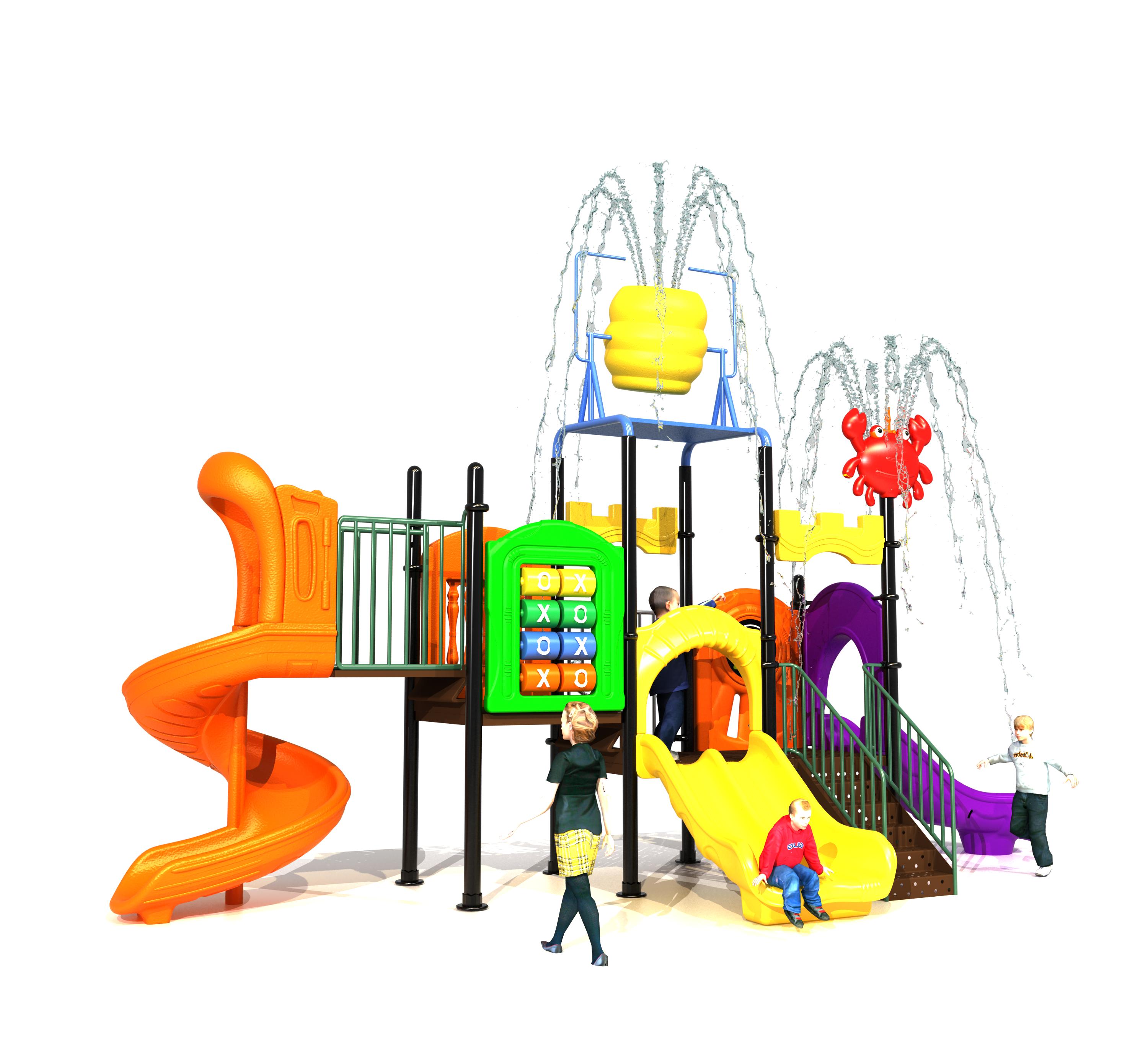 Kids Outdoor Slide Set - Hochwertige Outdoor-Spielplatzgeräte, Neues Wasserpark-Rutschenset, Spaßige Spielstrukturen