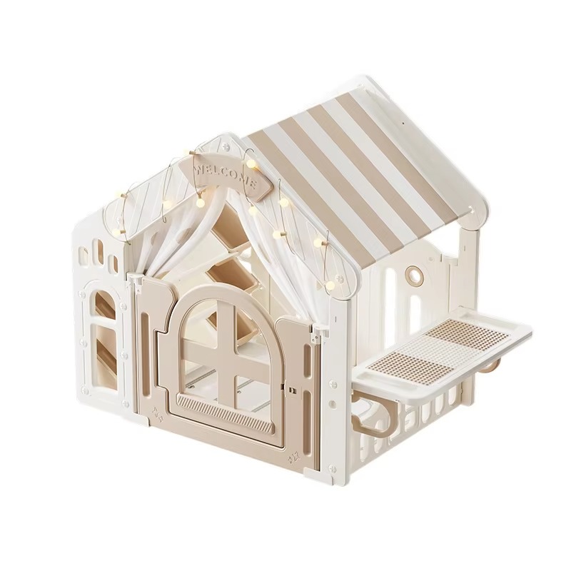 Kids Outdoor Playhouse - Modernes Indoor/Outdoor-Kinderzelt aus Kunststoff, Spielhaus, Schloss
