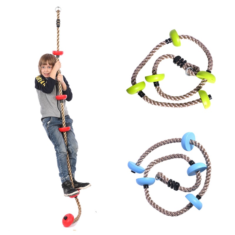 Kids Outdoor Gym Equipment - Kinder Klettern Seile Kinder Schaukel Disc