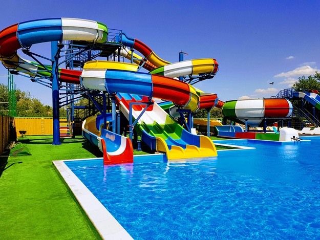 Outdoor Children'S Park - Outdoor-Wasserpark-Ausrüstung für Kinder: Geschlossene Spiralwasserrutsche –