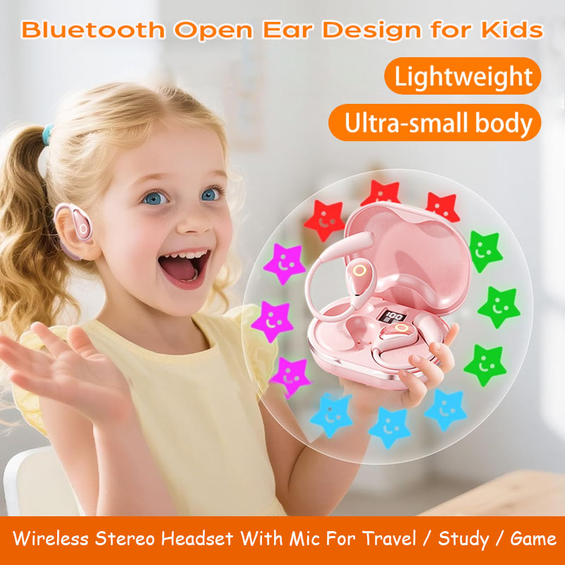 Kids Outdoor Music - Bluetooth-Headset mit offenem Ohr für Kinder,