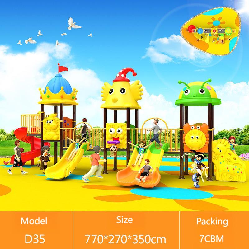 Kids Outdoor Slide Set - Kleines, günstiges Spielplatzgerät, Schaukelsets, Spielplatz im