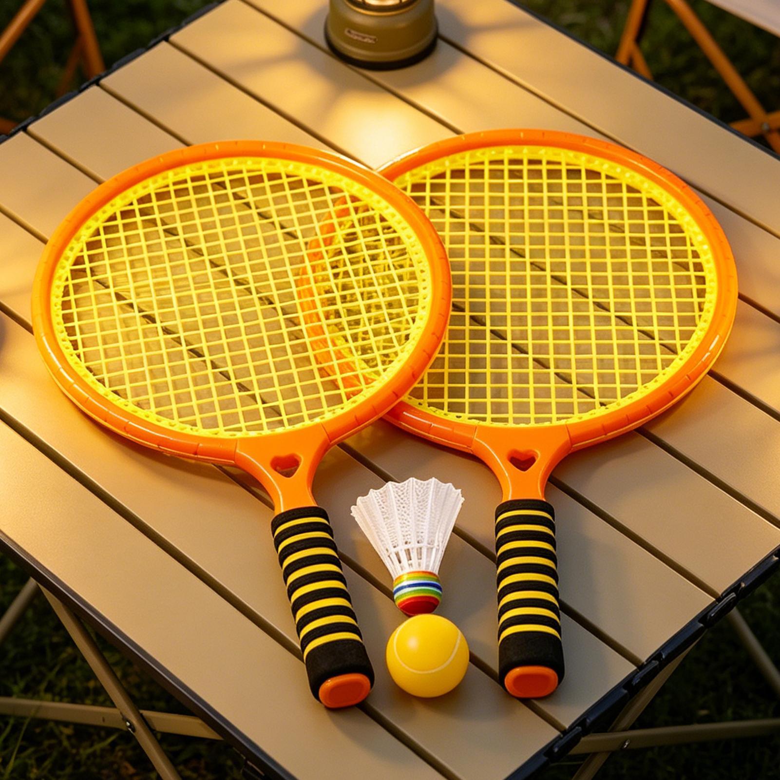 Kids Outdoor Garden Set - Badmintonschläger für Kinder, Outdoor-Tennisspiel, Badmintonschläger-Set für
