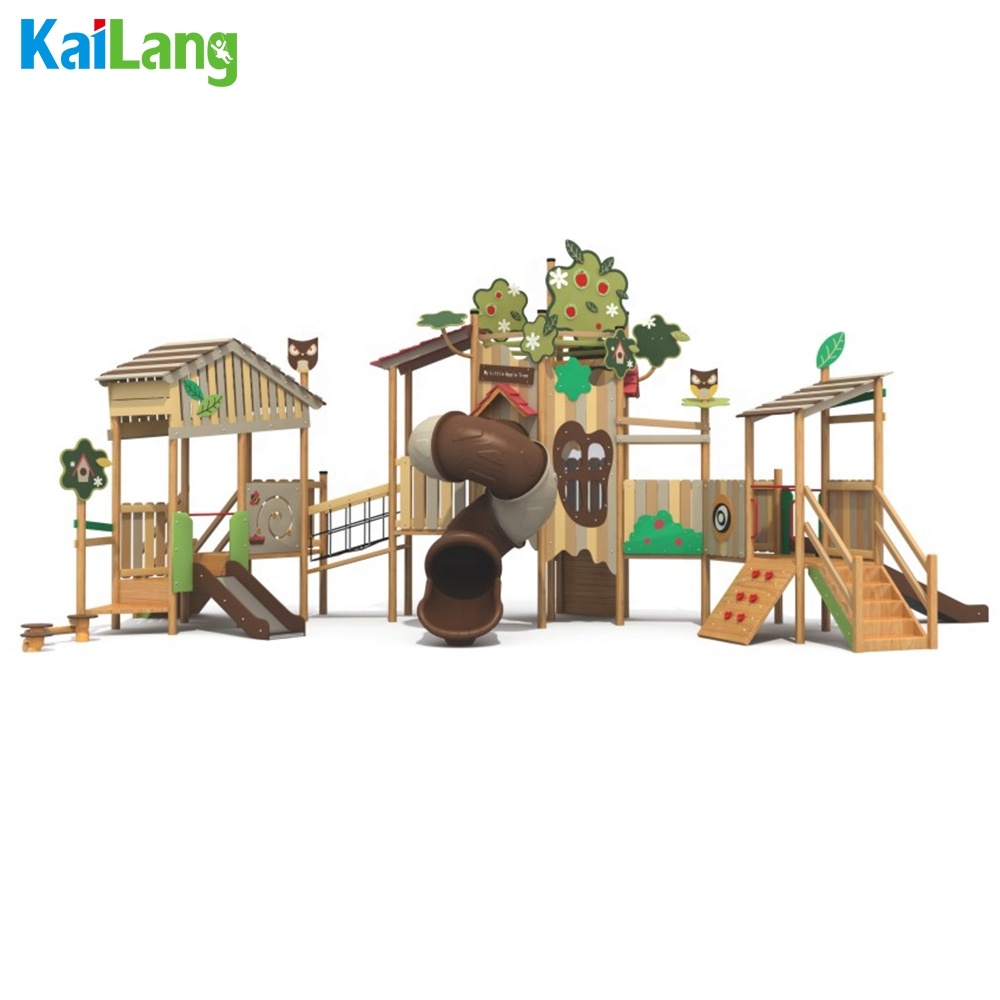 Outdoor Children'S Park - Waldgarten Holz-Vergnügungspark Hochwertige Outdoor-Sportgeräte für Kinder