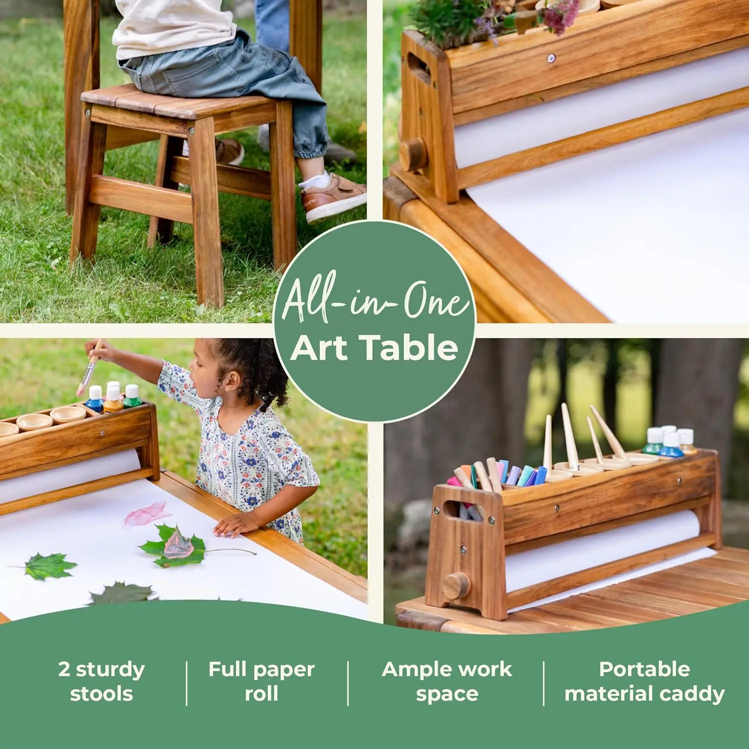 Acadia Outdoor-Kunsttisch- und – Kids Outdoor Chair And Table Bewertung und Preis