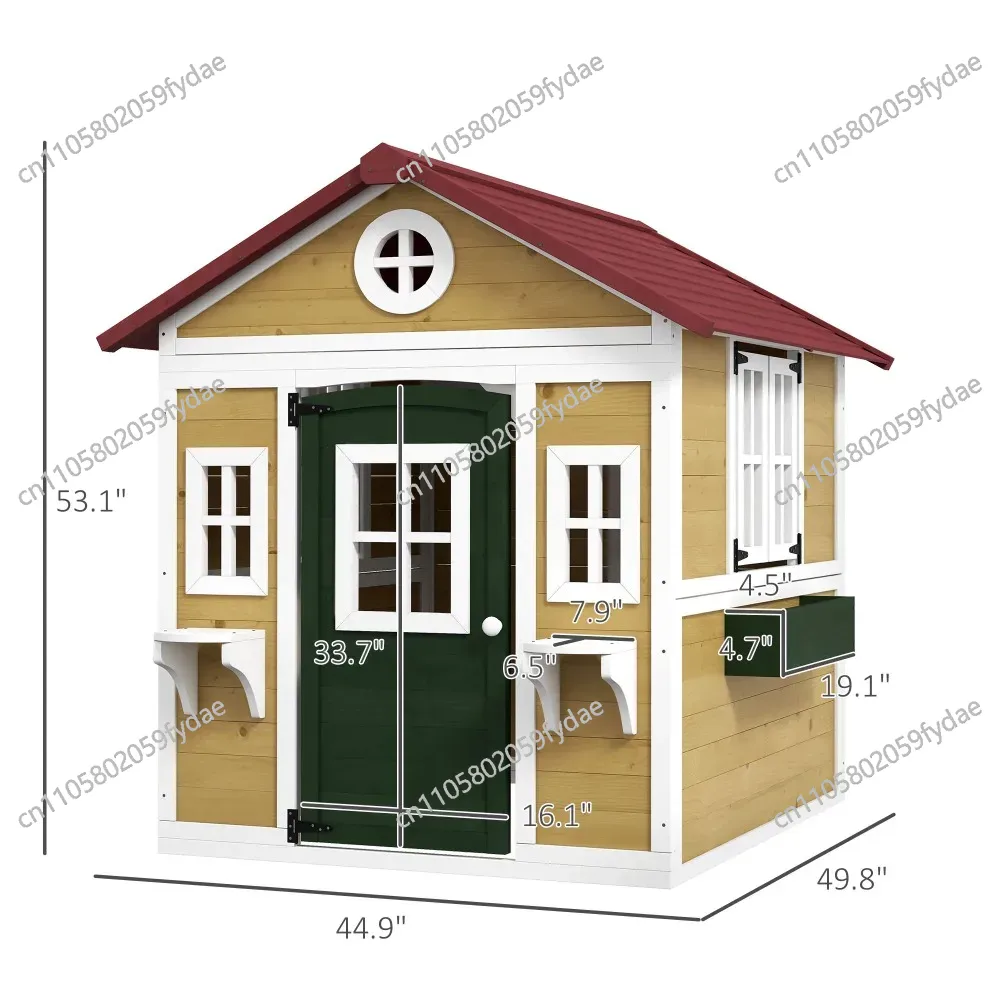 Outdoor-Kinderspielhaus, Holzs – Kids Outdoor Playhouse Bewertung und Preis