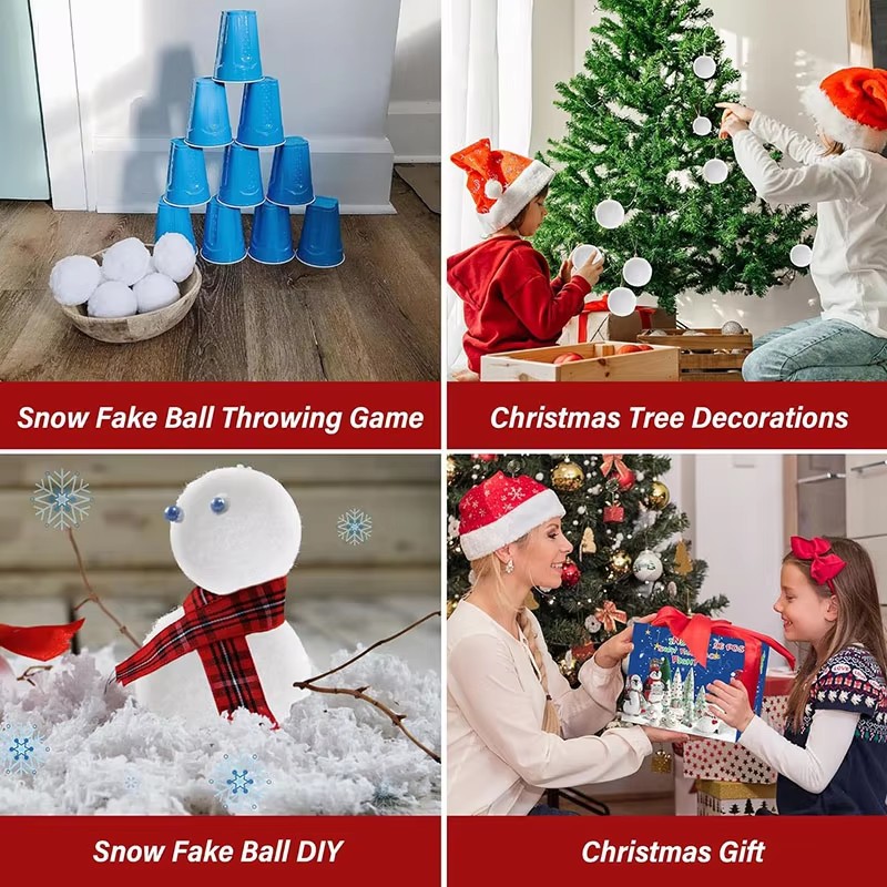 30/60 Stück Weiche Kunstschnee – Kids Outdoor Xmas Gifts Bewertung und Preis
