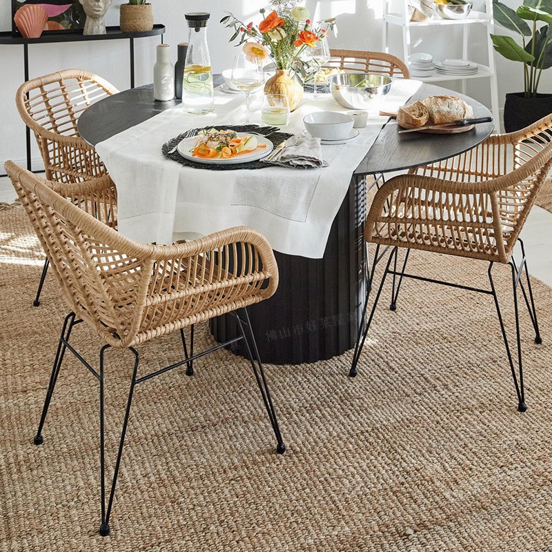 MOMO Ins Rattan Outdoor-Balkon – Kids Outdoor Dining Table Bewertung und Preis