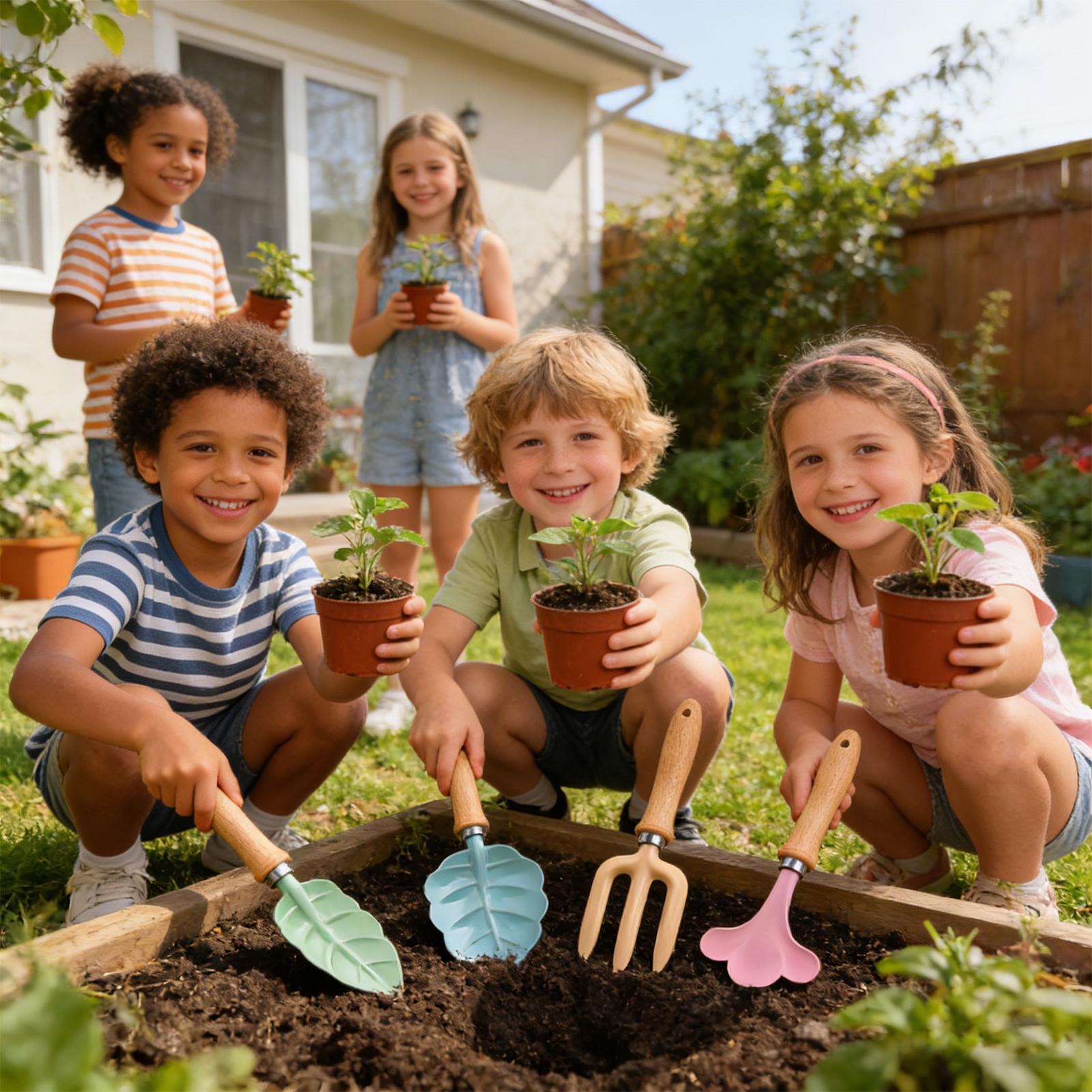 Gartenset für Kinder, 4-teilig – Kids Outdoor Garden Set Bewertung und Preis