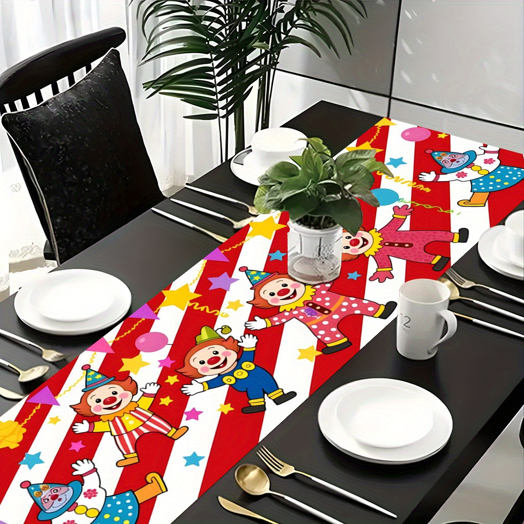 Zirkusclown-Tischläufer – Robu – Kids Outdoor Dining Table Bewertung und Preis