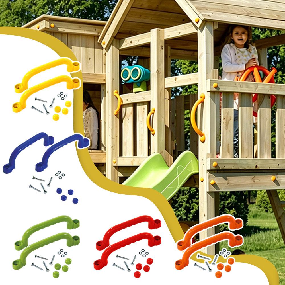Sicherheitsgriffe für Spielplä – Kids Outdoor Playhouse Bewertung und Preis
