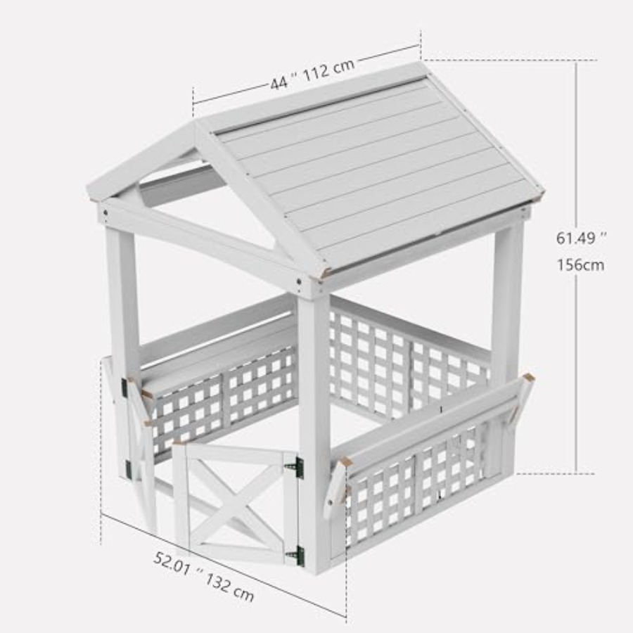 Outdoor-Holzspielhaus für Kind – Kids Outdoor Playhouse Bewertung und Preis