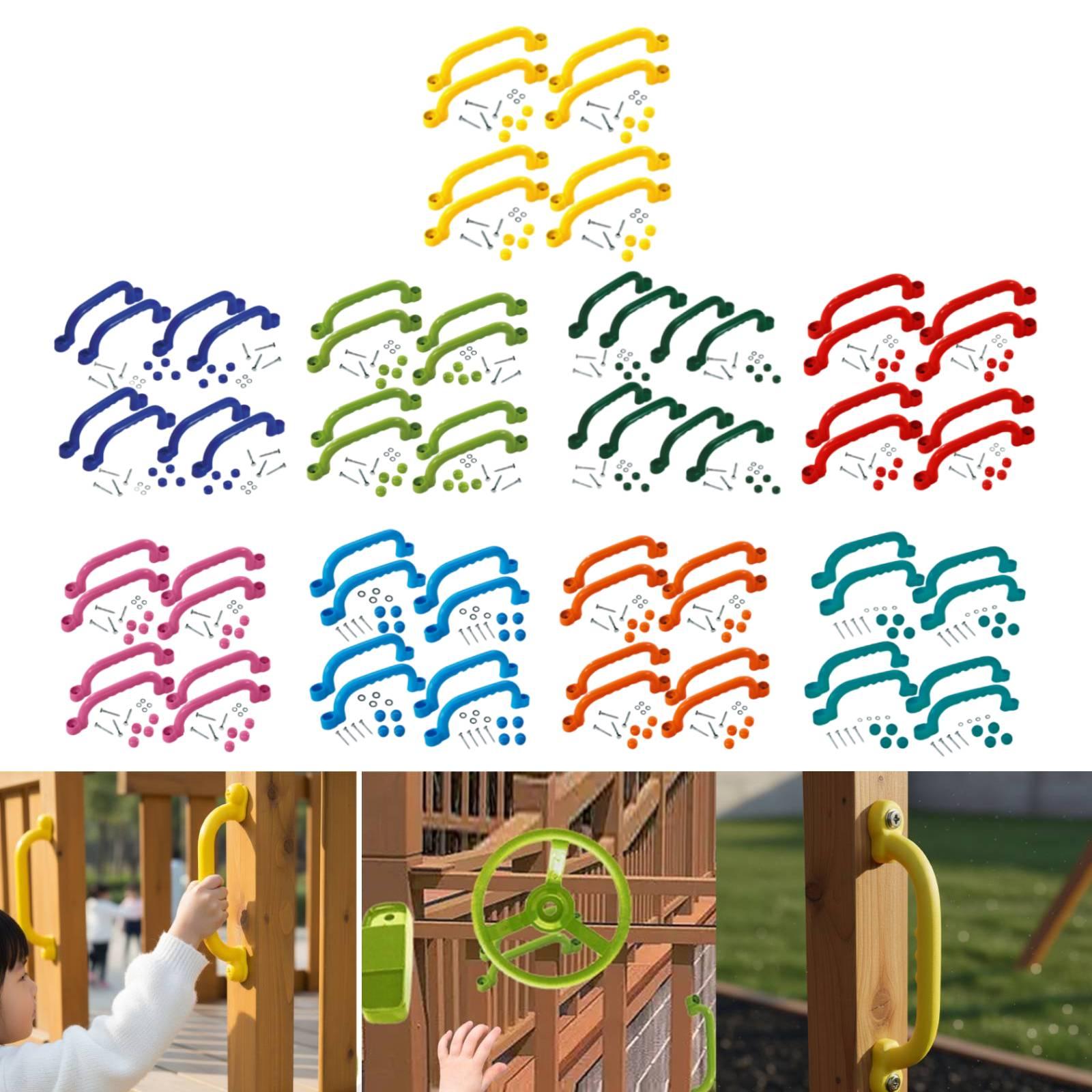 8-teiliges Klettergerüst-Griff – Kids Outdoor Playhouse Bewertung und Preis
