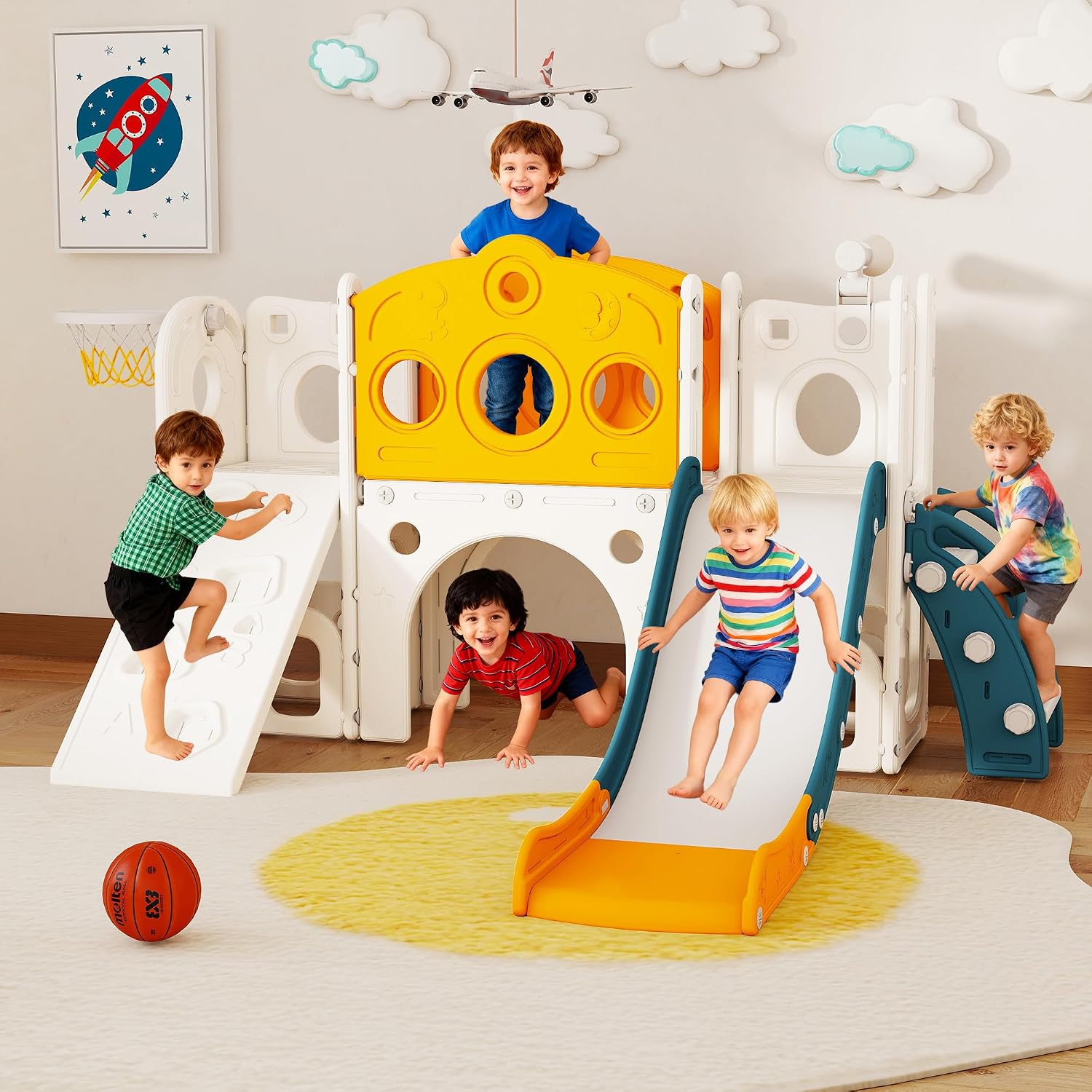 9-in-1 Kleinkind-Rutsche-Set S – Kids Outdoor Slide Set Bewertung und Preis