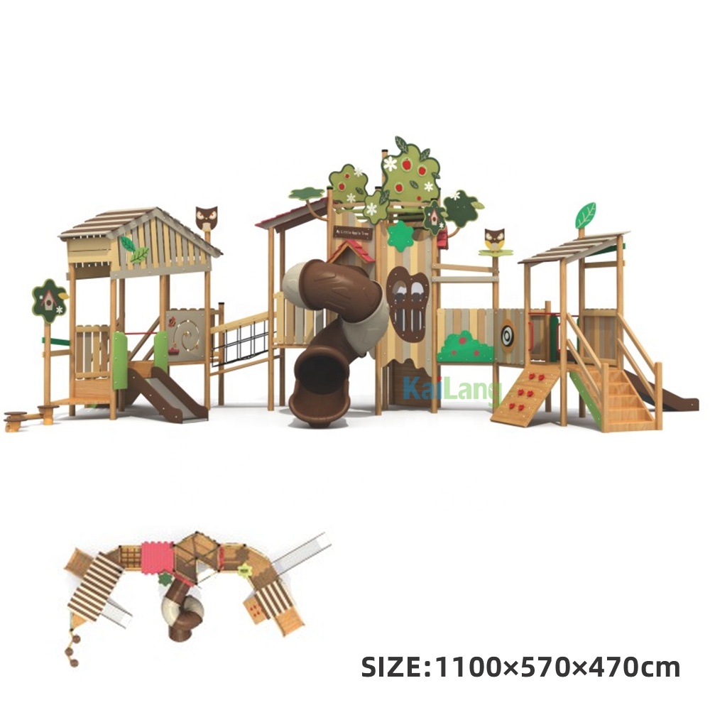 Waldgarten Holz-Vergnügungspar – Outdoor Children'S Park Bewertung und Preis