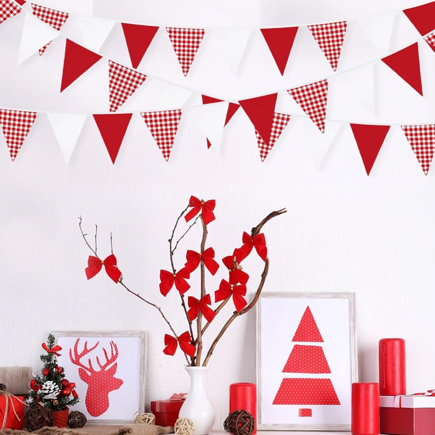 Rot-weiße Banner-Dreiecksflagg – Kids Outdoor Garden Set Bewertung und Preis