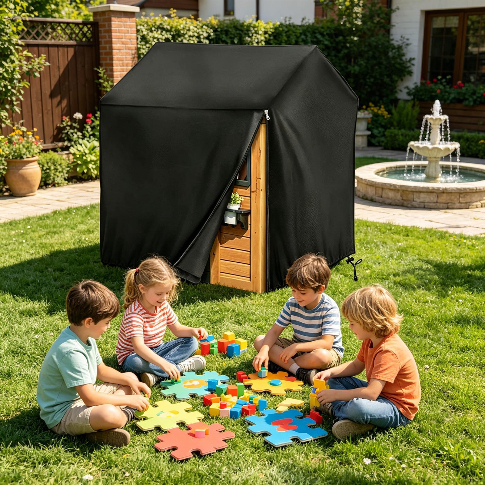 Abdeckungen für Outdoor-Spielh – Kids Outdoor Playhouse Bewertung und Preis