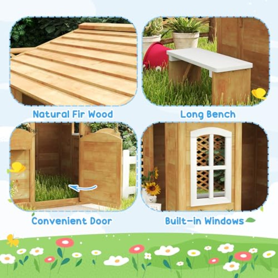 Outdoor-Spielhaus für Kinder i – Kids Outdoor Playhouse Bewertung und Preis