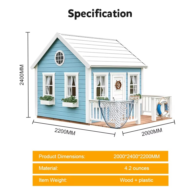 Outdoor Garten-Spielhaus für K – Kids Outdoor Playhouse Bewertung und Preis