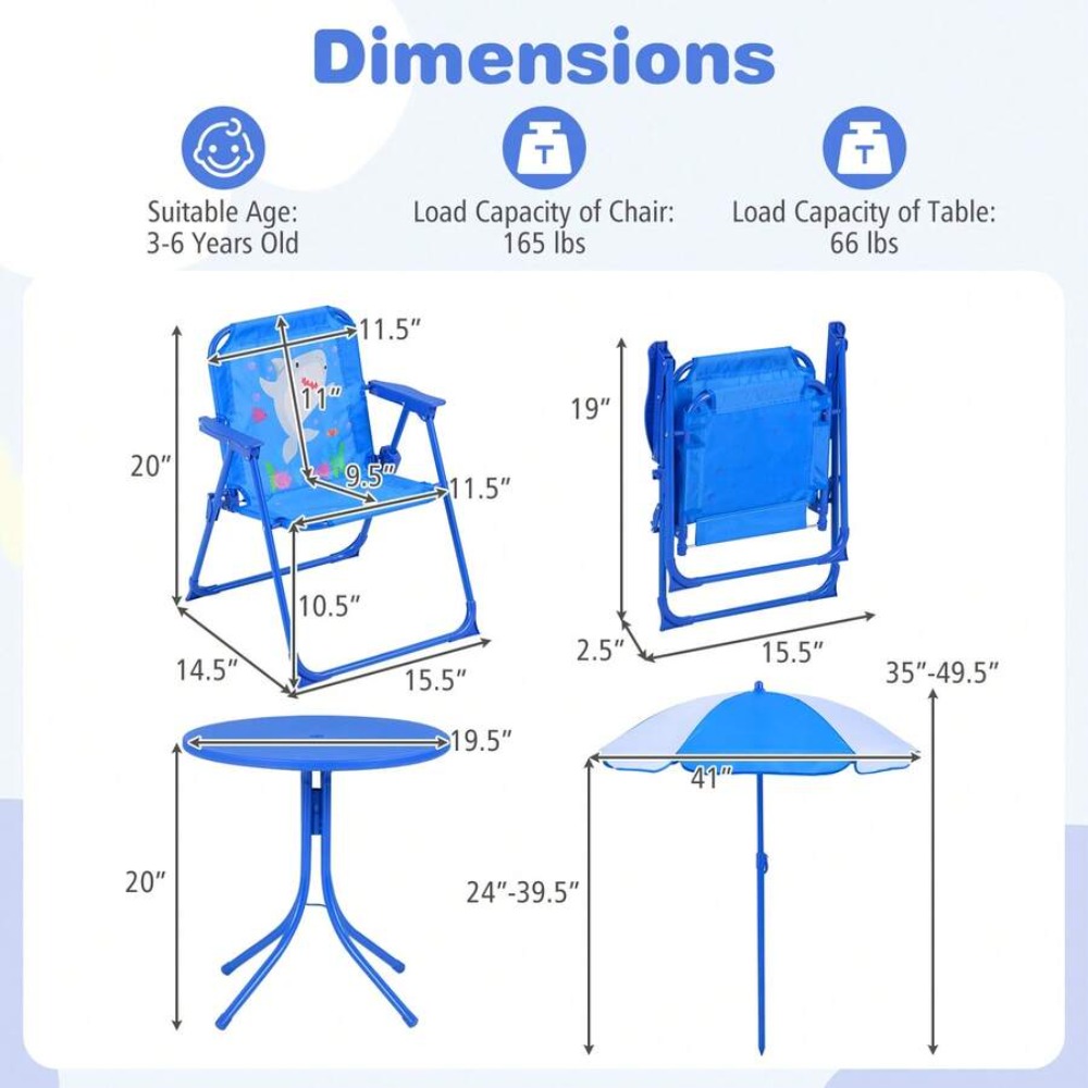 Kinder-Picknicktisch-Set für d – Kids Outdoor Chair And Table Bewertung und Preis