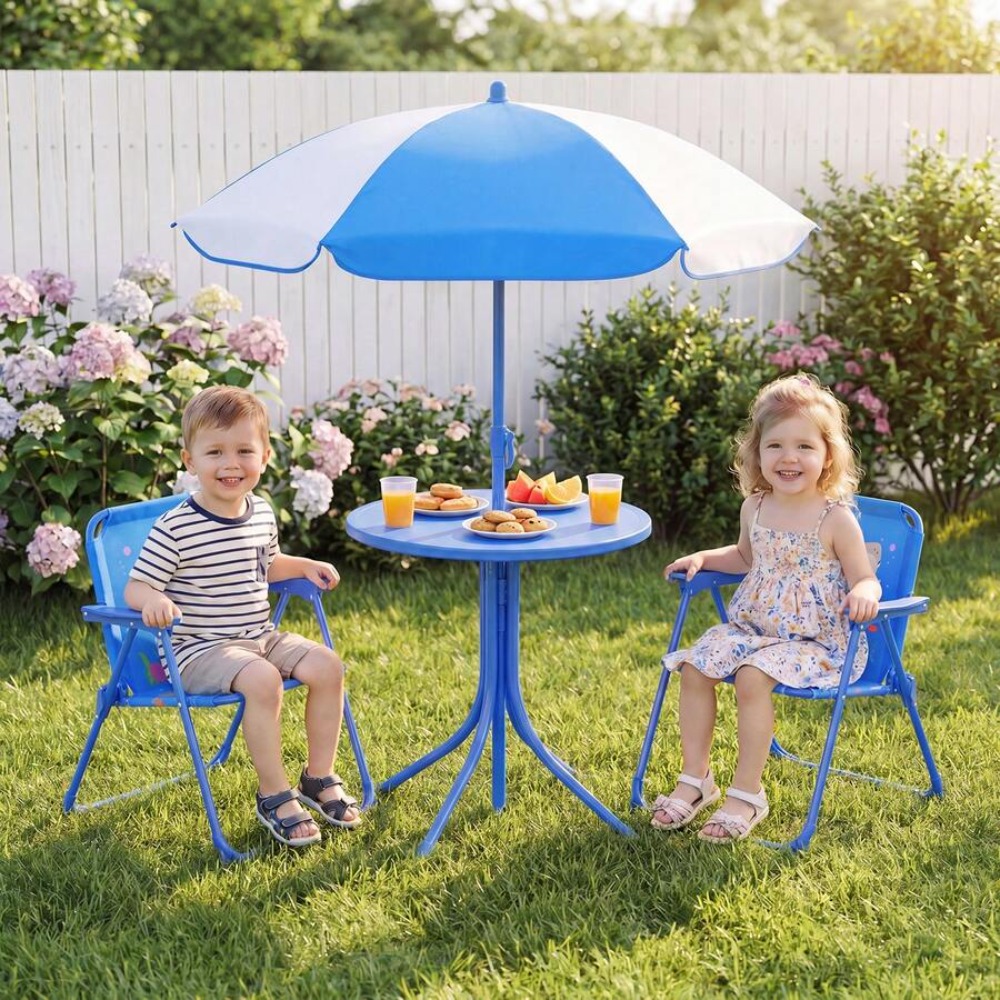 Kinder-Picknicktisch-Set für d – Kids Outdoor Chair And Table Bewertung und Preis